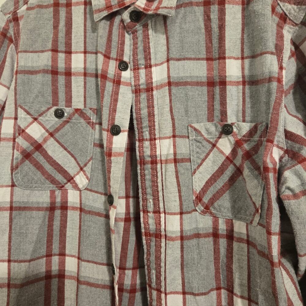 Red Camel Handcrafted Plaid Flannel Utility Shirt Men’s XL Casual Workwear - Picture 6 of 8